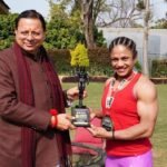 मुख्यमंत्री धामी ने बॉडी बिल्डर प्रतिभा थपलियाल को किया सम्मानित…