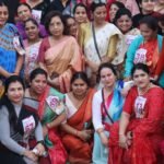 साड़ी गौरव मैराथन का आयोजन, महिलाओं ने परंपरा और फिटनेस का दिया संदेश…